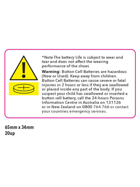 Toddlers Light Up Trainer (size 7)