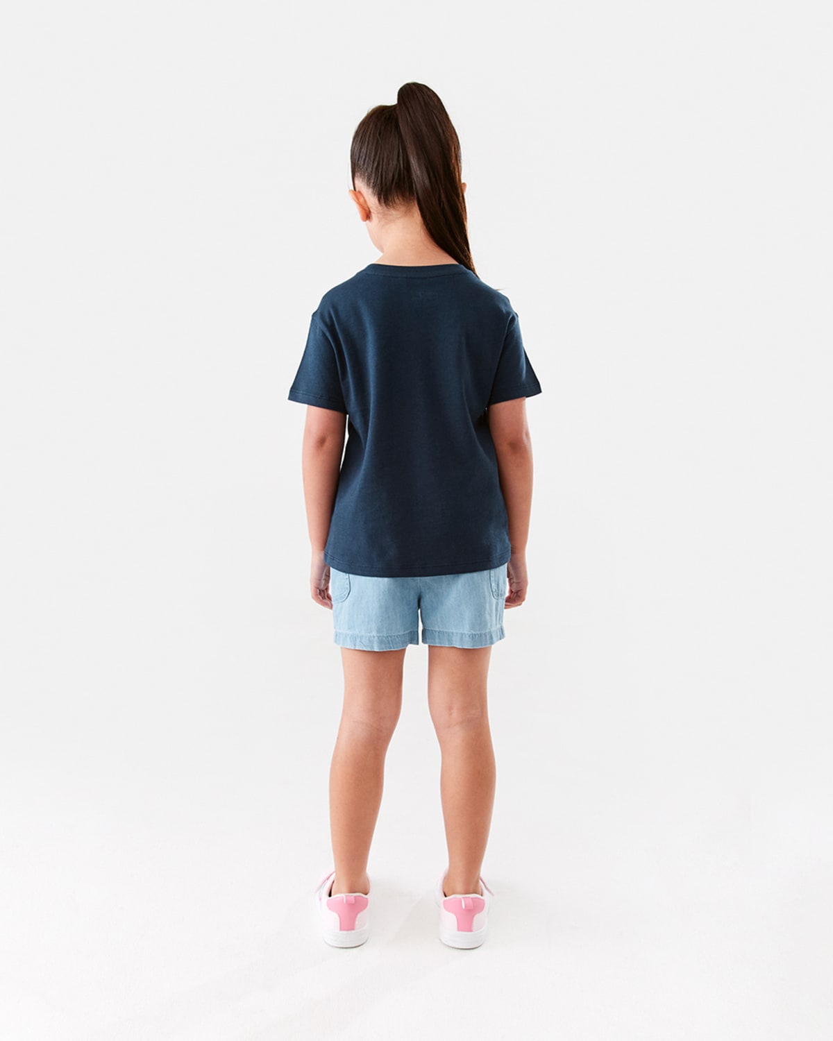 Short Sleeve Placement Print T-shirt -(size 1-2Y)