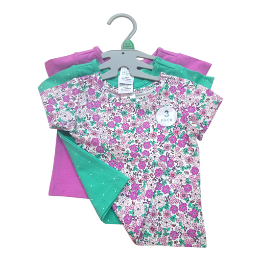 3pk tops -(size 0-3M)