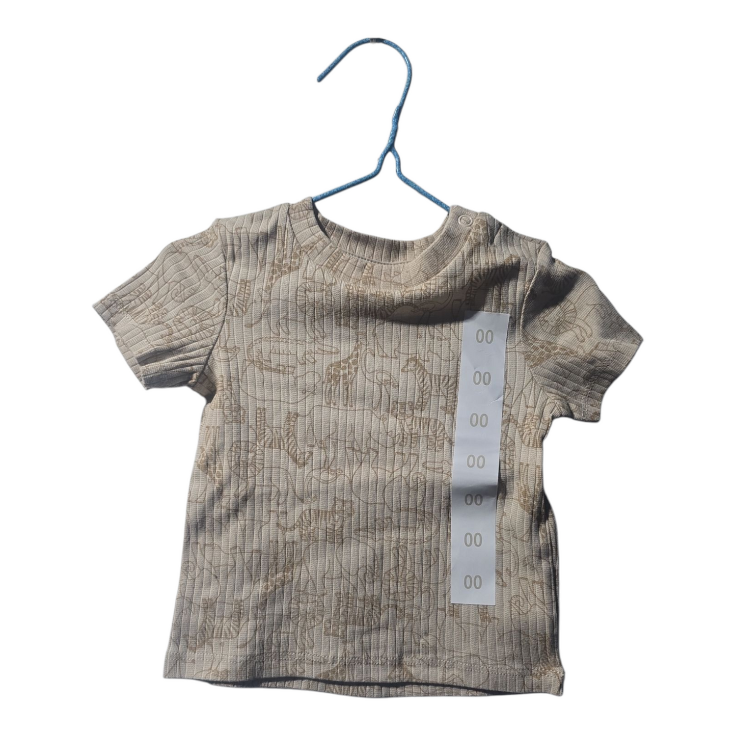 Rib tee -(size 6-12M)