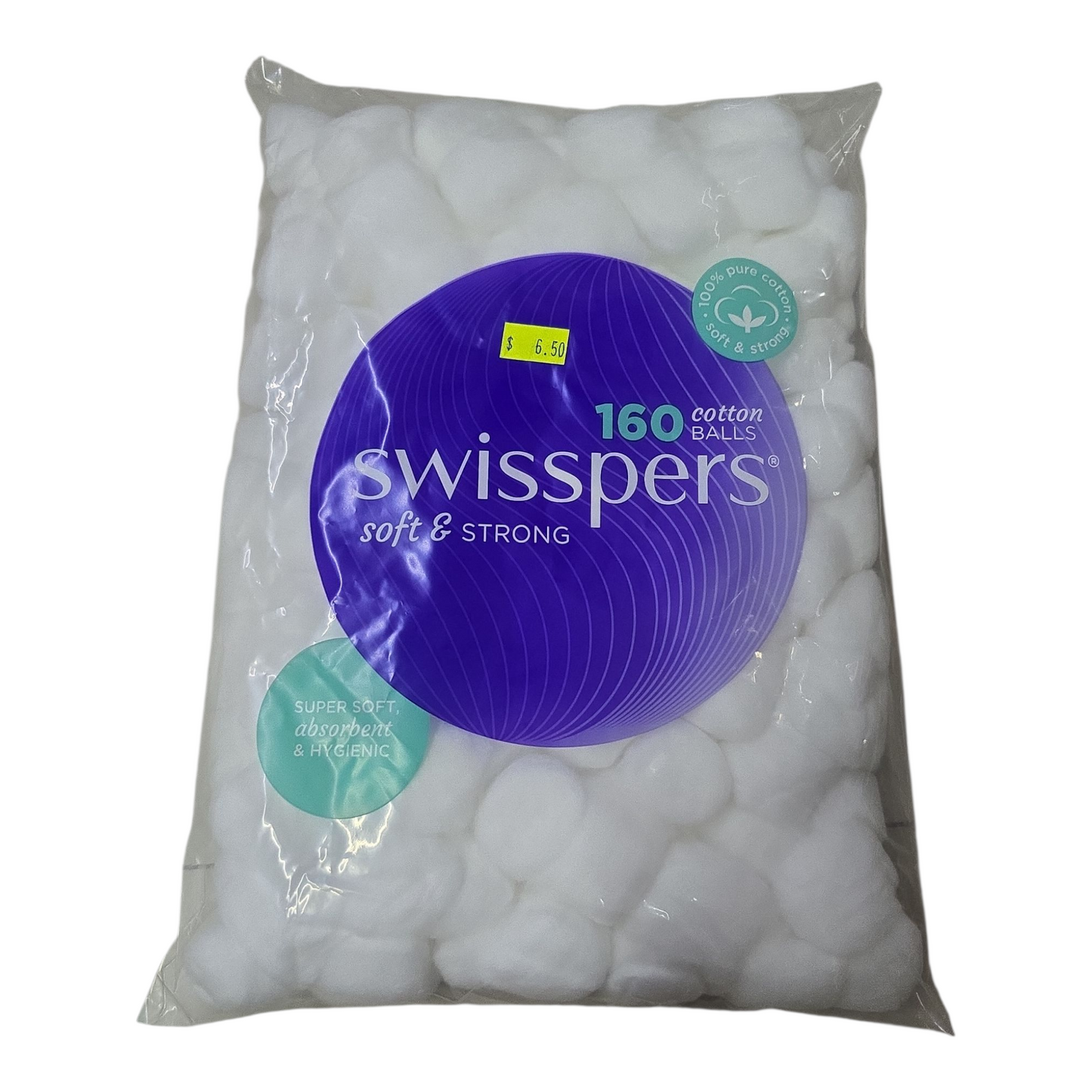 160 Cotton balls Swisspers soft & strong