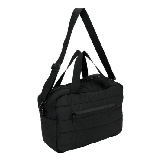 Quilted Nappy Bag - Black