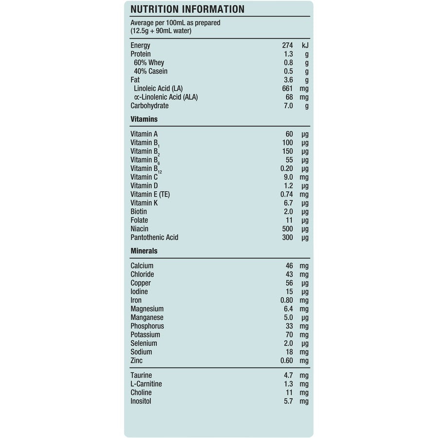 Alula Original Newborn 0-6 months Infant Formula 900g