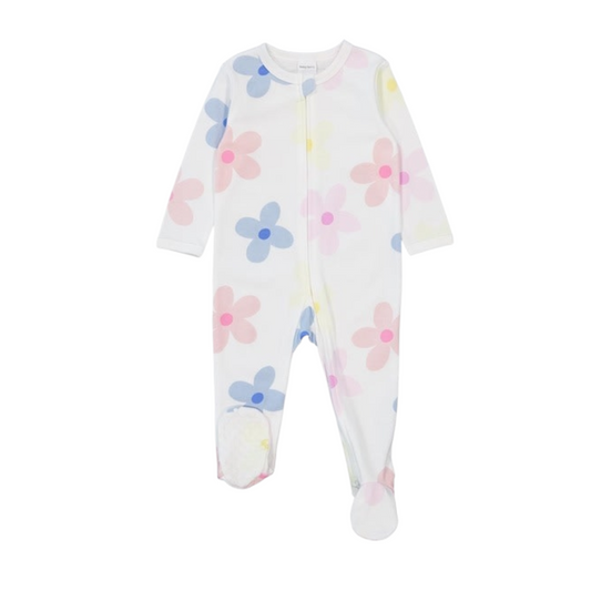 Baby Cotton 2-Way Zip Romper