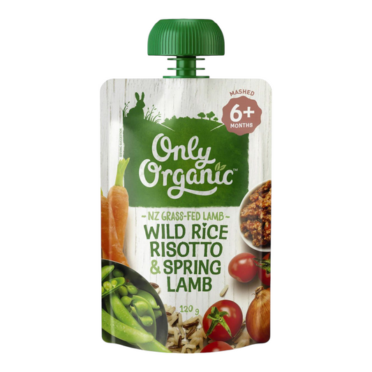 Only Organic Wild Rice Risotto Spring Lamb Wild Rice Risotto Spring Lamb 120g