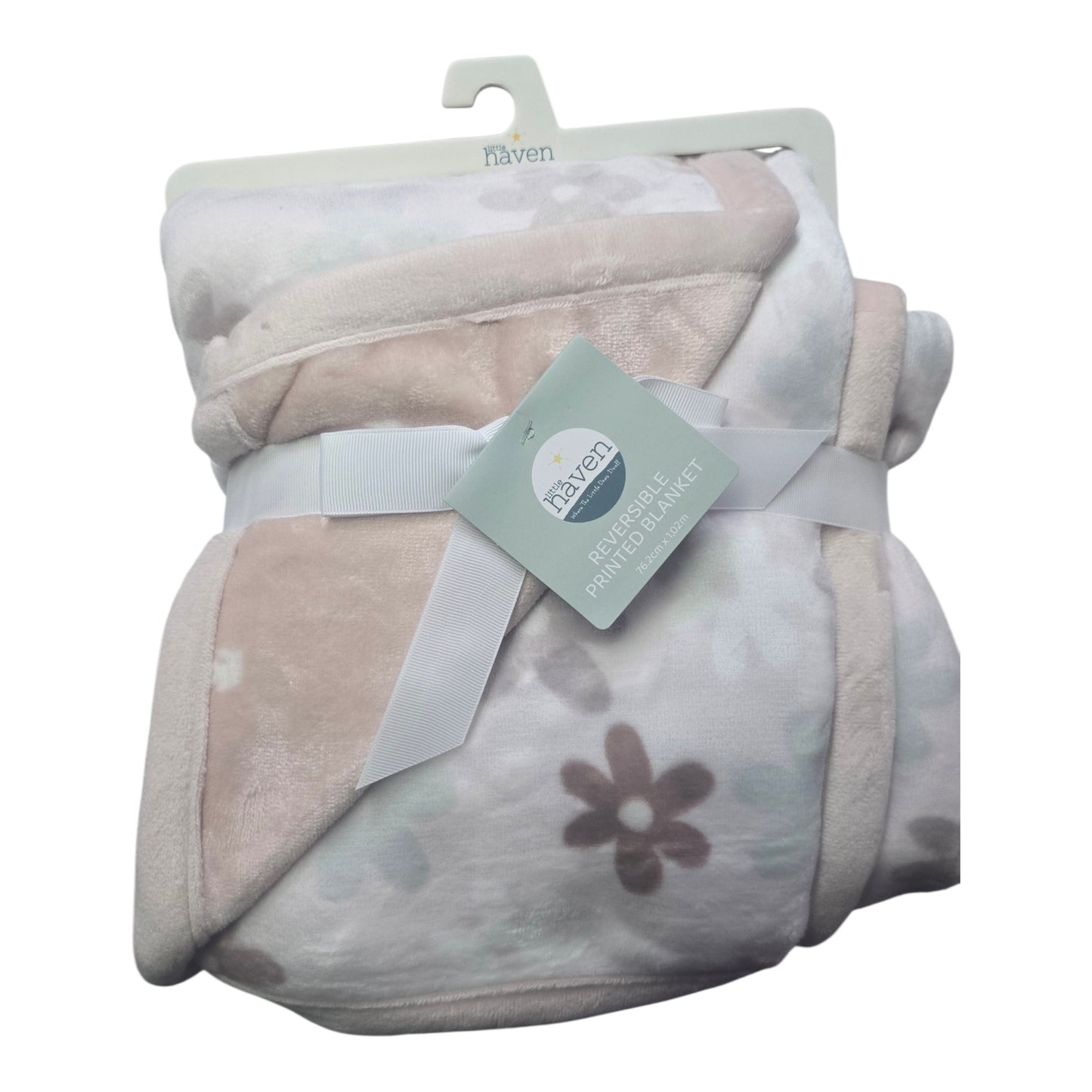 Little haven reversible printed blanket (76.2cm×1.02m)
