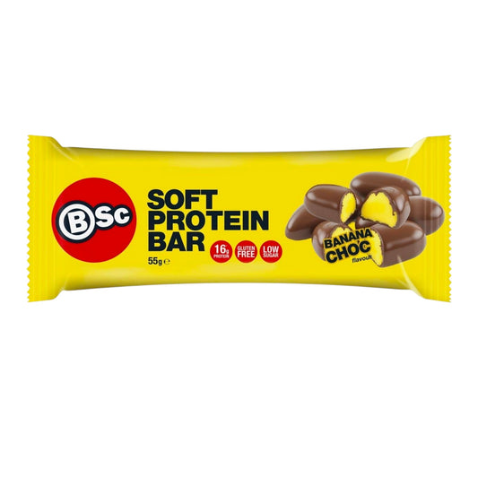 BSc Soft Protein Bar Banana Chocolate Flavour 55g