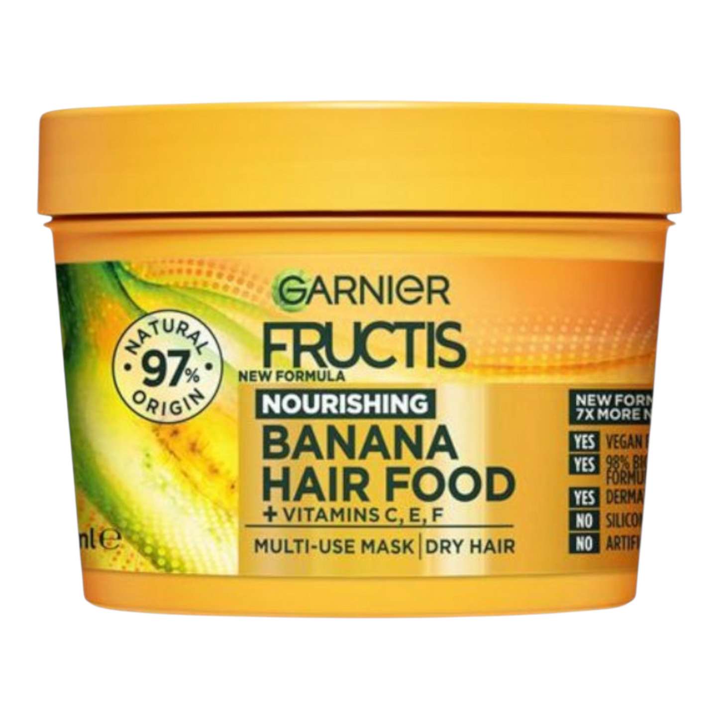 Garnier Fructis Hairfood 390ml Nourishing Banana 3-in-1 Mask Treatment For Dry Hair