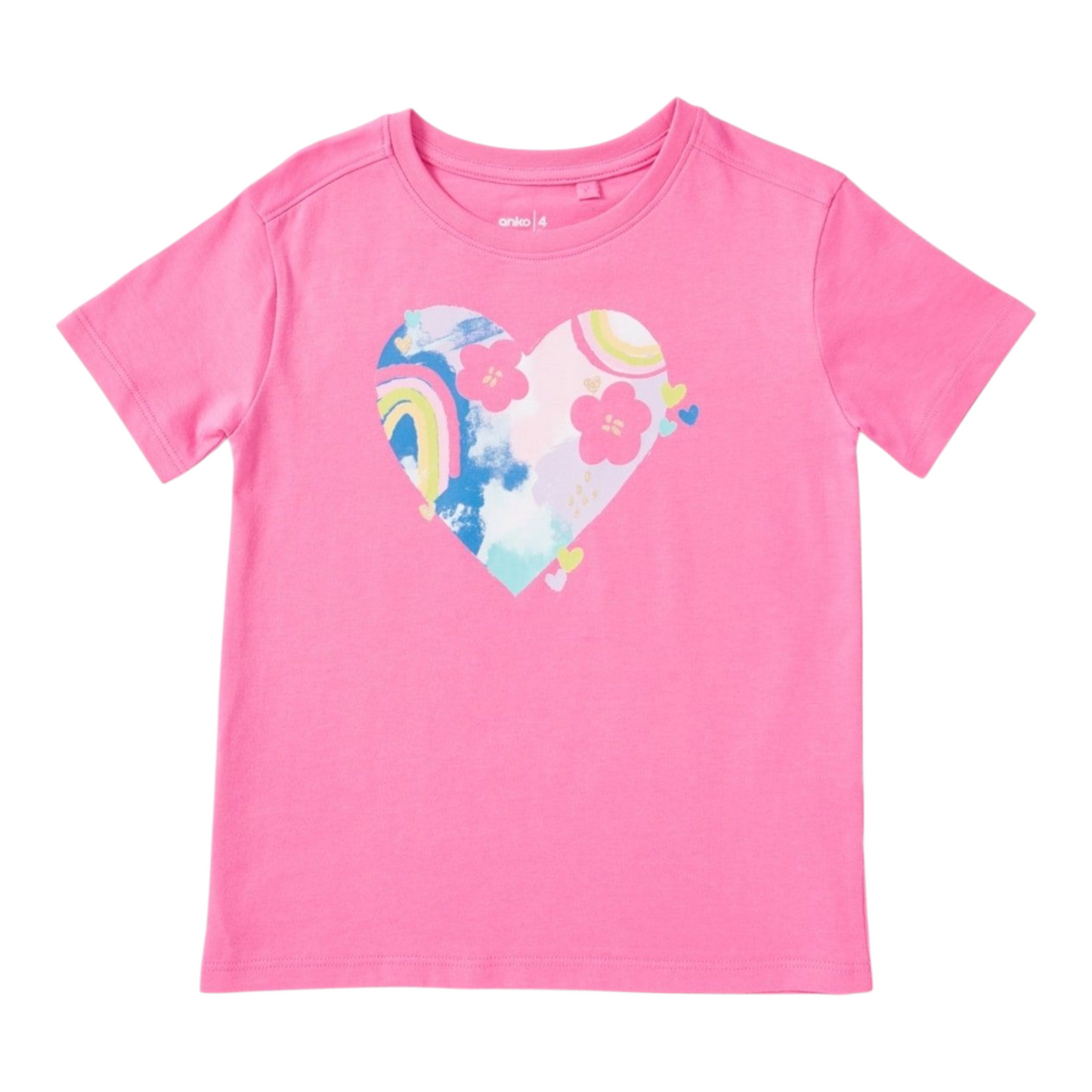 Short Sleeve Placement Print T-shirt