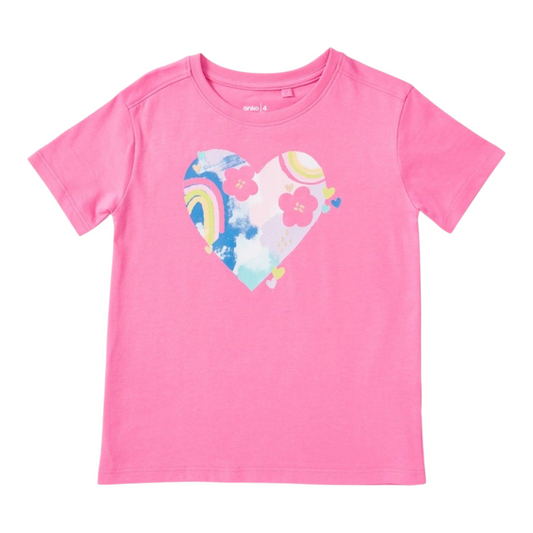 Short Sleeve Placement Print T-shirt