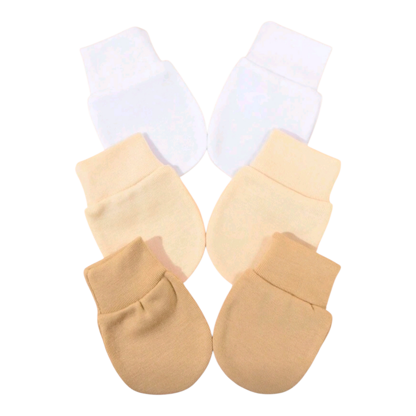 3 Pairs Newborn Anti-Scratch Mittens