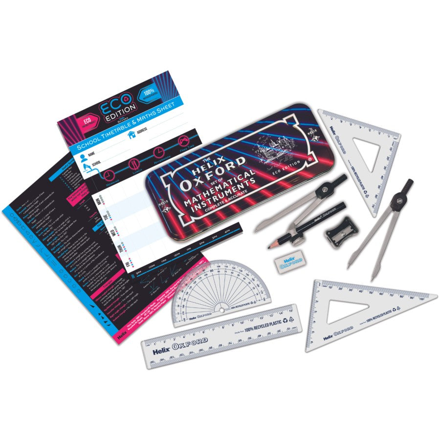 Helix Oxford Cyber Eco Matrix Maths Set