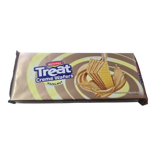 Treat creme wafers 150g- hazelnut