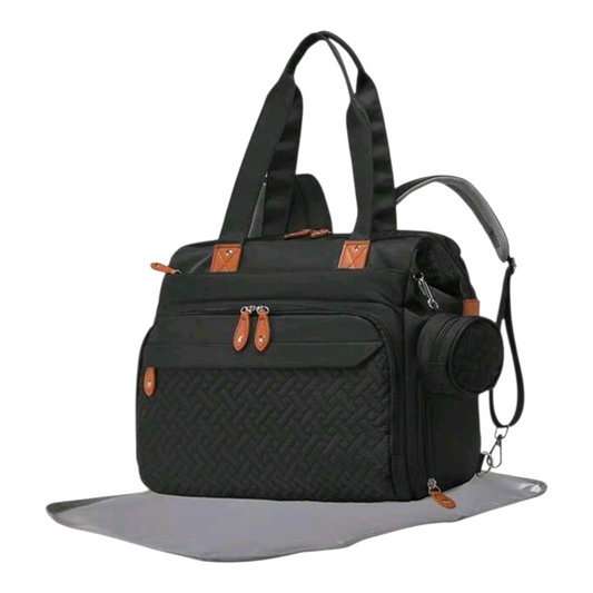 Portable Handbag Backpack Diaper Bag, Large Capacity Mommy Bag For Outdoor Use