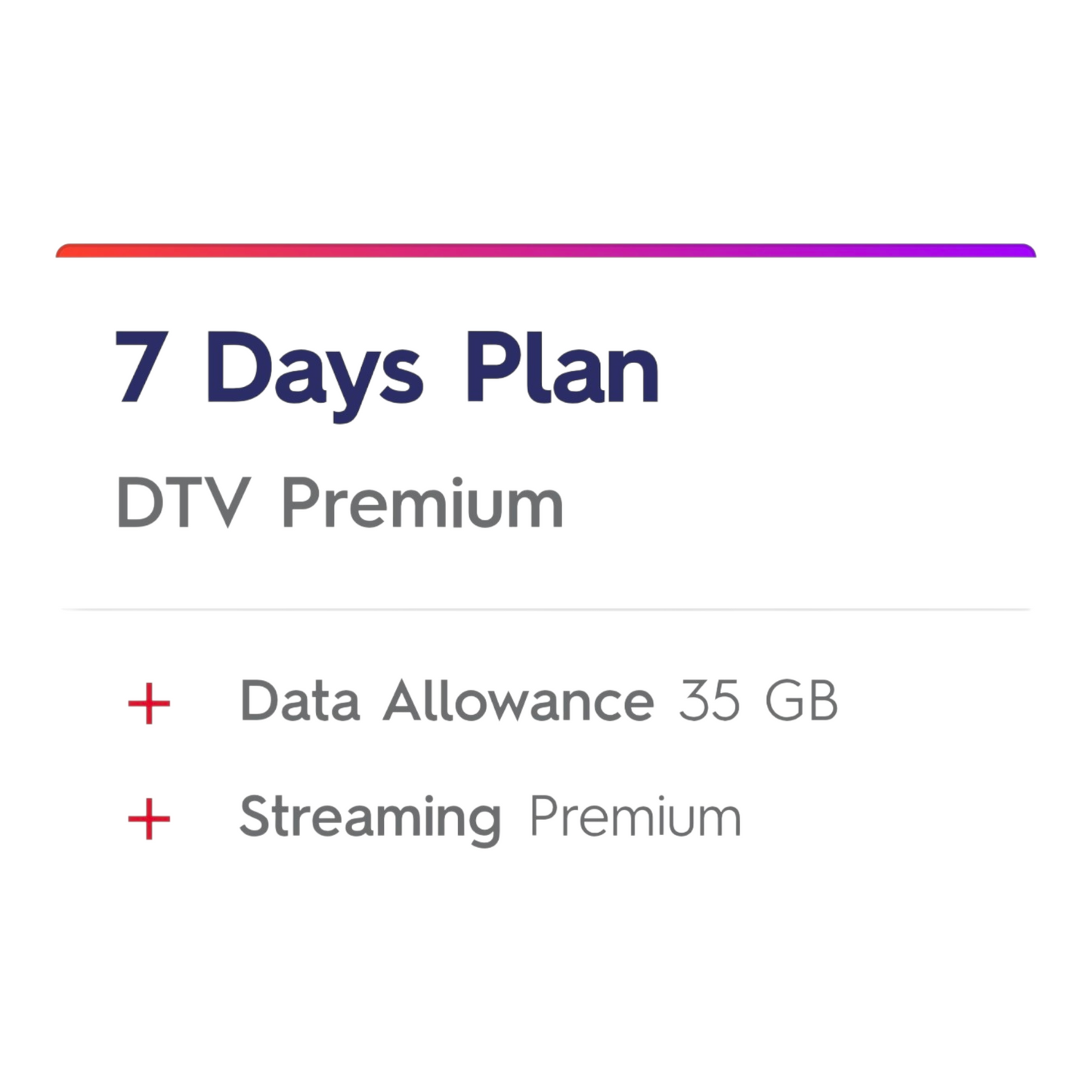 DTV PLANS