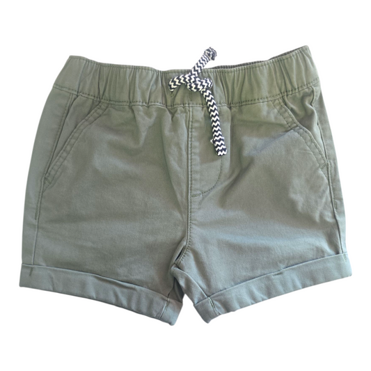 Kaki Shorts-(size 3-6M)