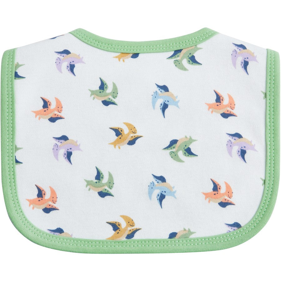 Big Softies Baby Newborn Bibs 3 Pack - Green