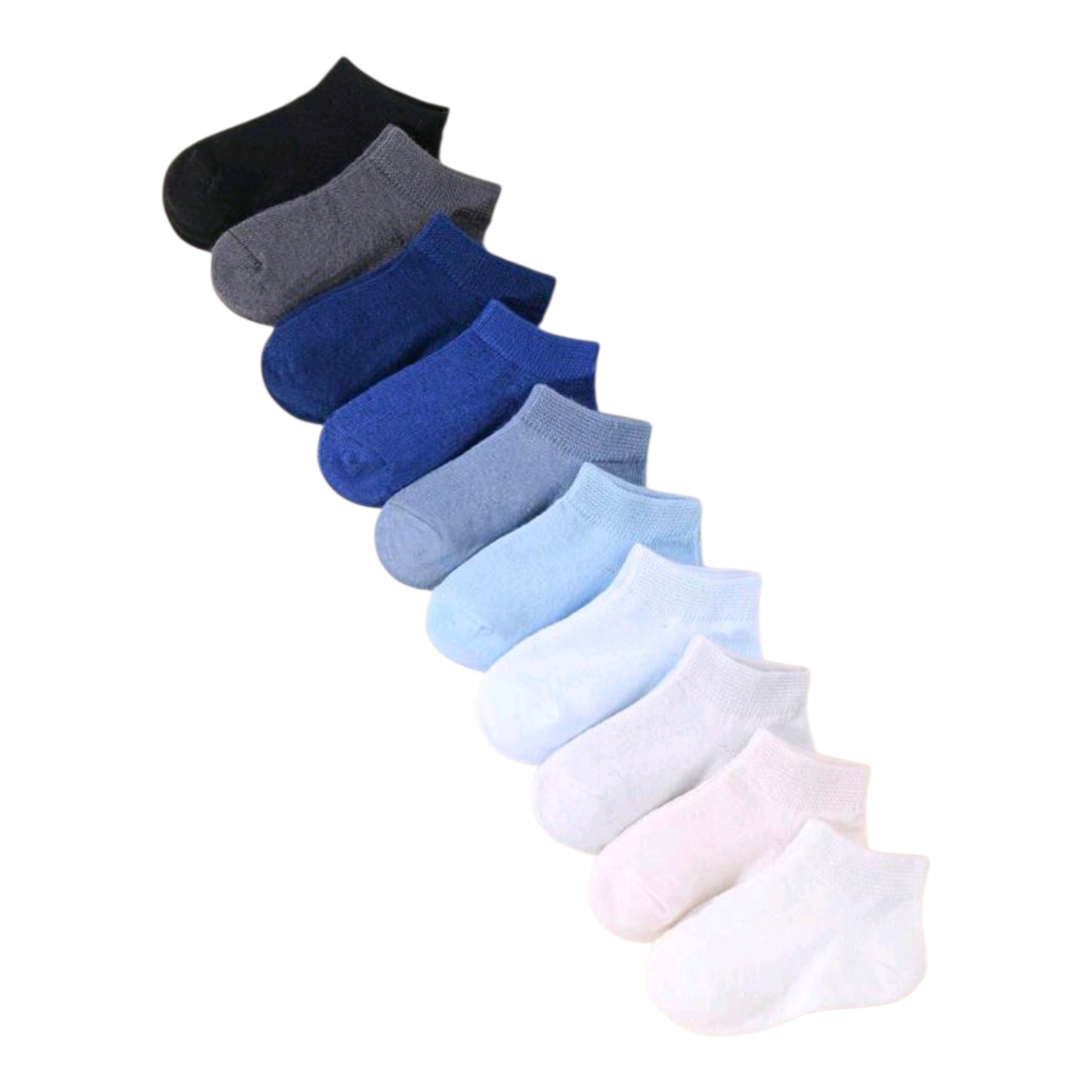 10 Pairs Soft Solid Color Baby Socks, Toddler Boys Socks, Classic Colors, Breathable & Comfortable, Suitable For 0-36 Months Babies Daily Wear, All Seasons, Baby Socks, Toddler Socks, Infant Socks, Short Socks, Solid Color Socks, Newborn Gift, Christmas G