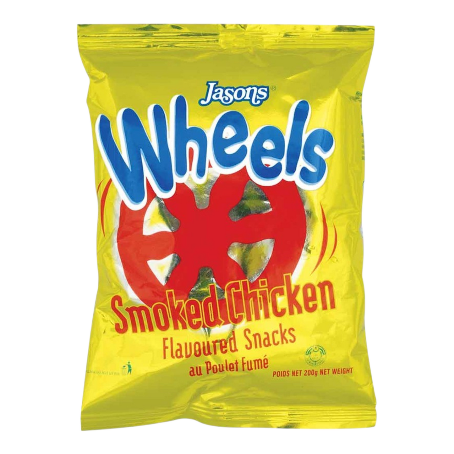 Wheel Smoked Chicken Flavoured Snacks 200g