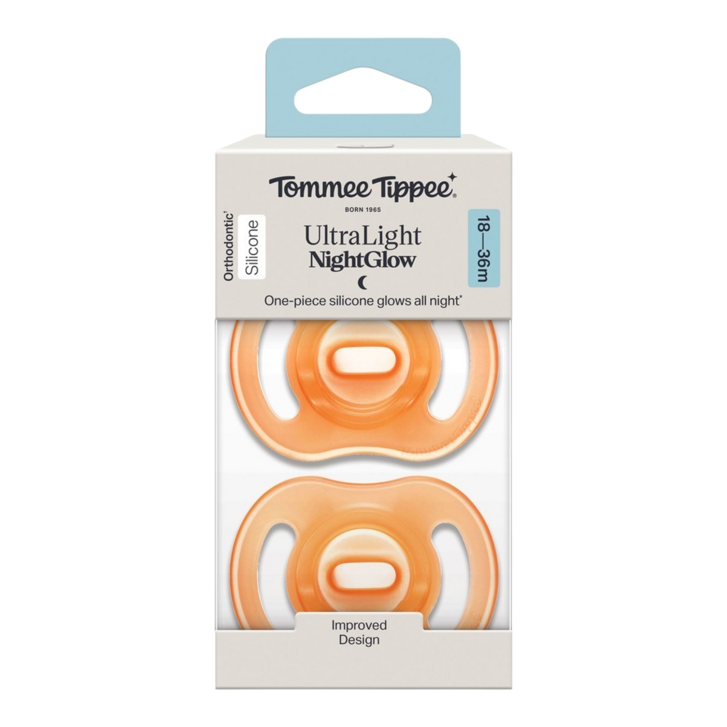 Tommee Tippee Ultra Light NightGlow Soother, 18-36 Month - Assorted*