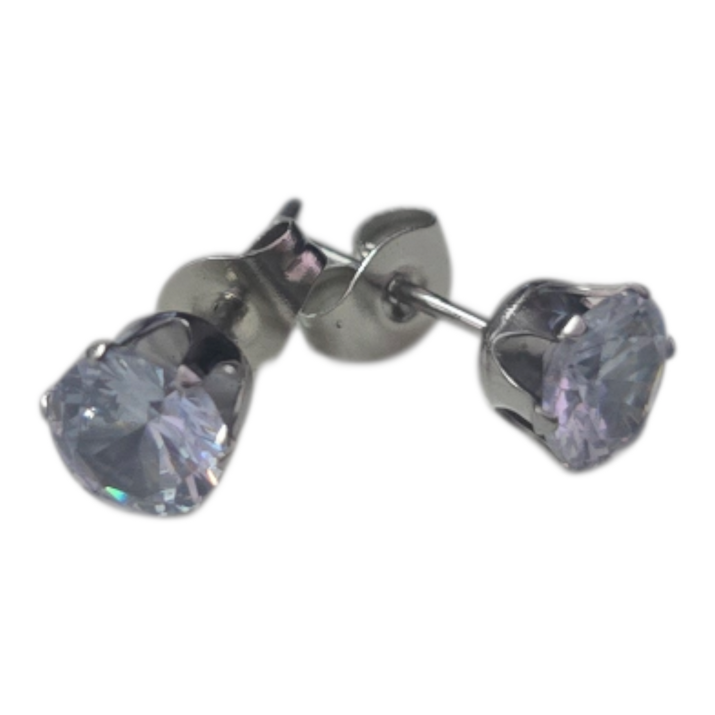 amethyst stud earrings