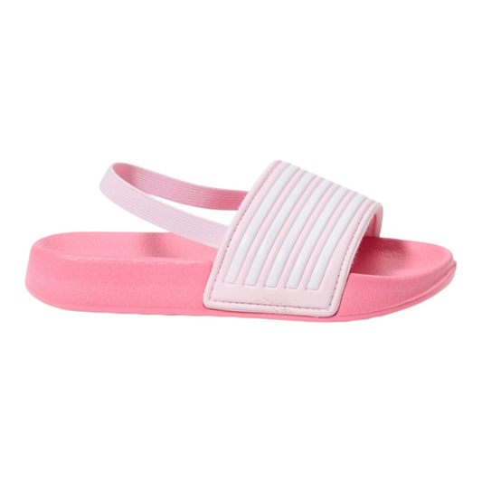 Wave Zone Kids Stripe Slides - Pink