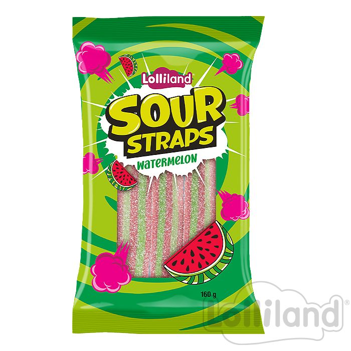 Sour Straps Watermelon 160G